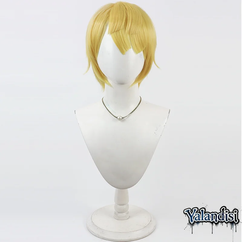 Yalandisi& Anime Combat Aptitude Analysis System Adam Yuryev Cos Cosplay Wig Halloween Carnival Party Props Synthetic Hair
