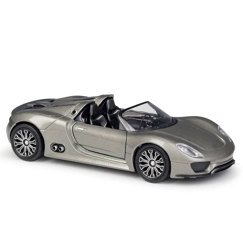 1/36 918 Spyder Concept Carrera RS GT3 Alloy Car Model Diecasts &Toy Vehicles Metal Toy Car High Simulation Collection Kid Gift