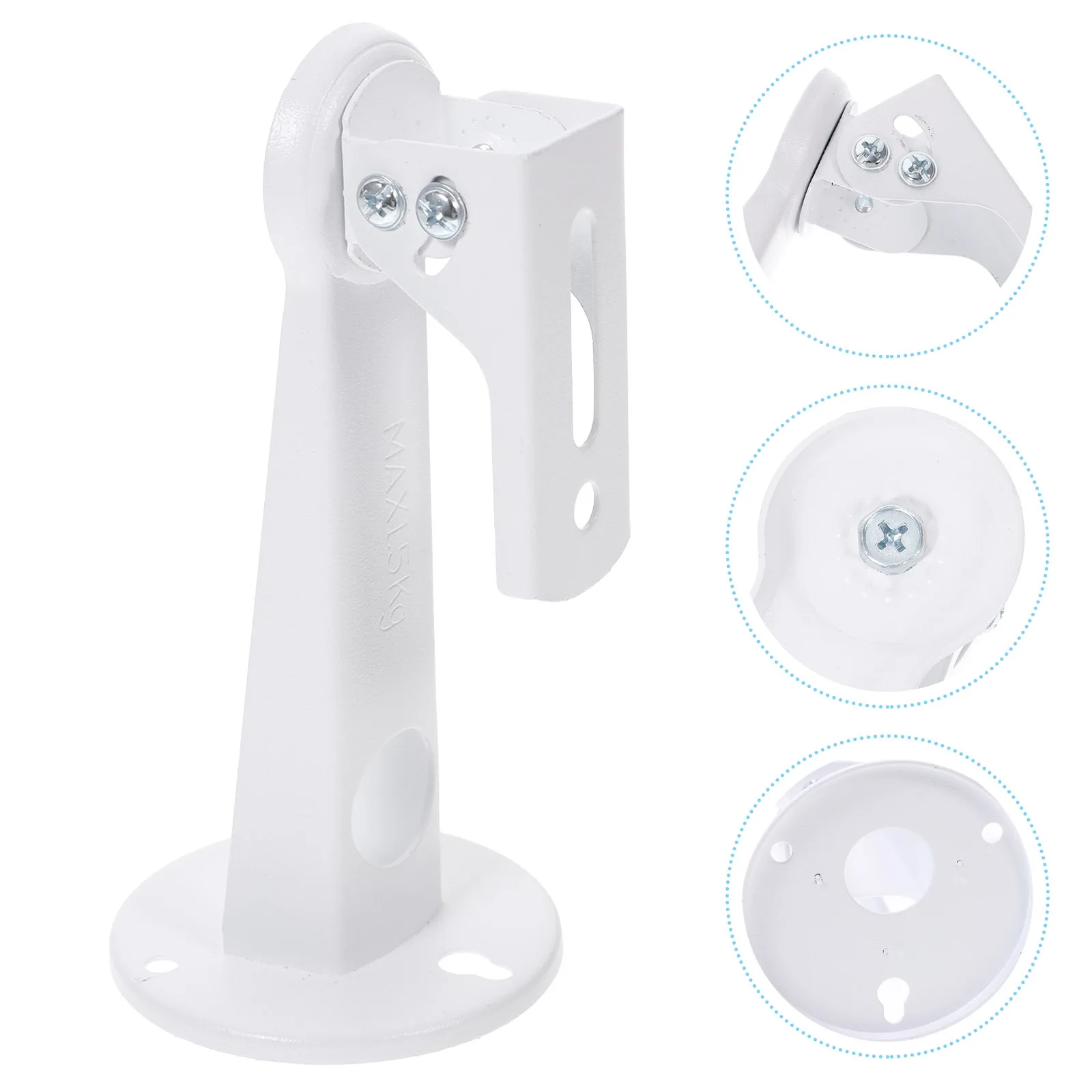 

2pcs Wall Mount Camera Bracket Adjustable 360 Degree Rotation For Indoor Outdoor Ceiling Wall Mounting Cctv Support Bracket