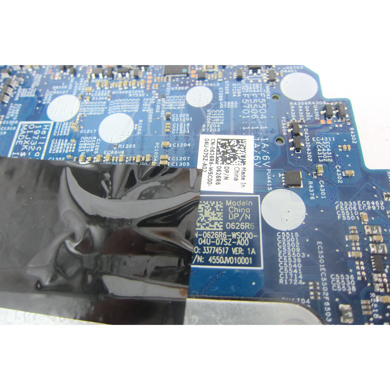 For DELL Inspiron 7405 Laptop Motherboard With R5-4500/R7-4700 CPU DDR4 CN-0626R6 0NNDRC 19732-1 UMA Mainboard