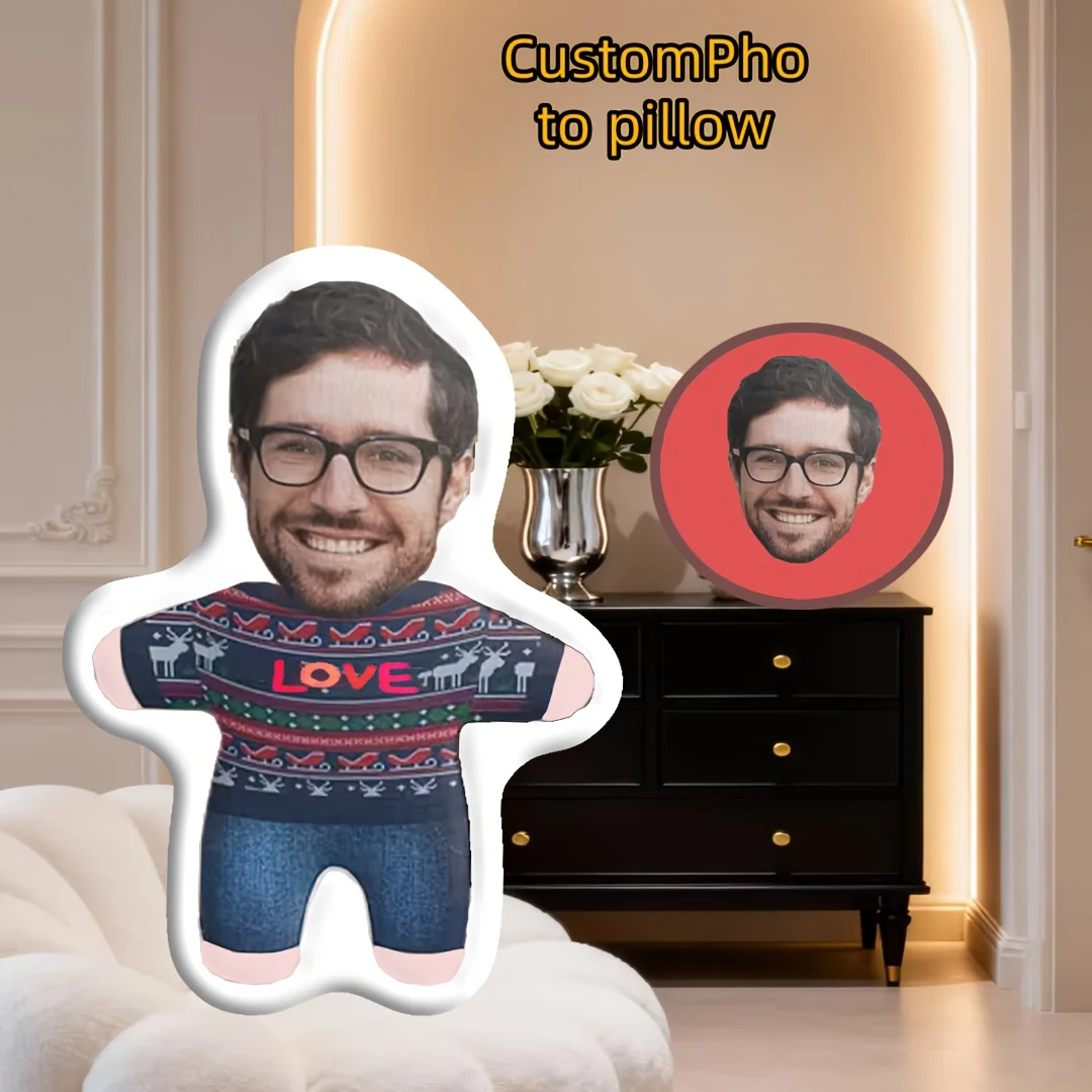 A Customized Personalized Pillow, Double-sided Printing, a Unique Birthday Gift, Suitable for Family and Loved Ones, Home Decora