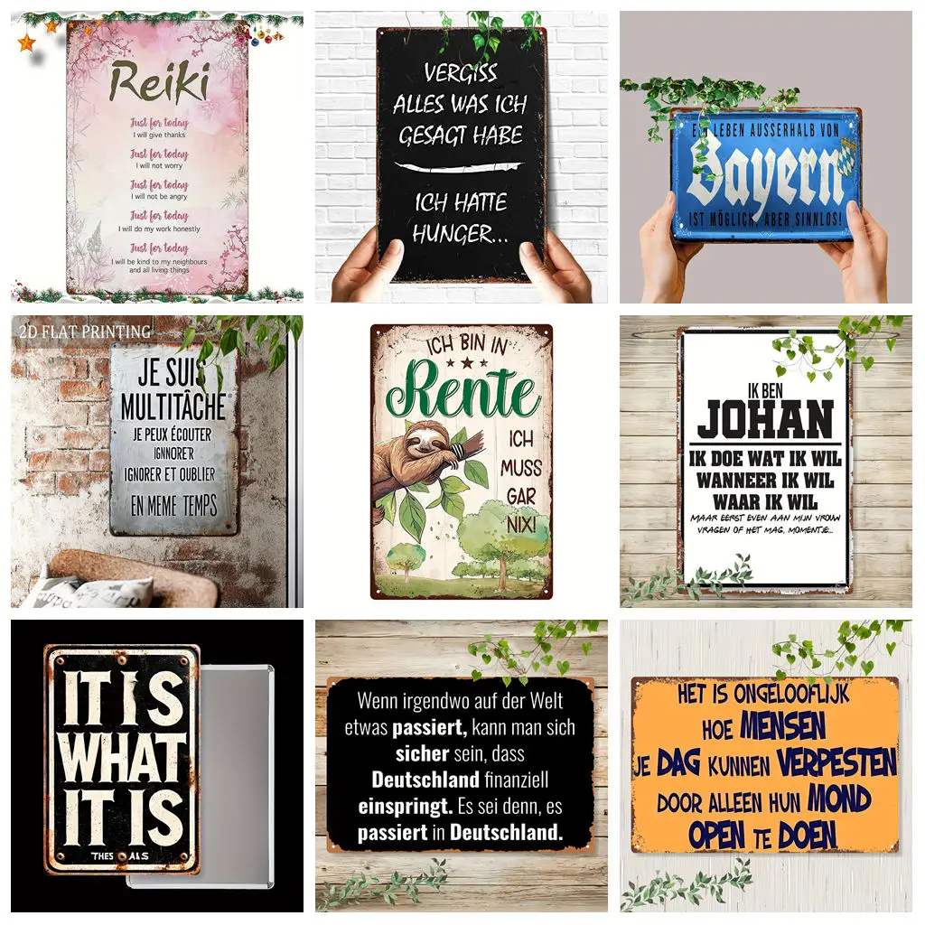 Rustic Tin Wall Art… - image