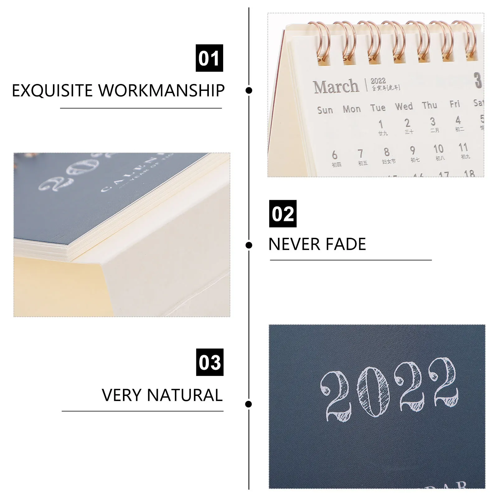 

5Pcs Mini Table Calendars Paper Foldable 2022 Daily Memo Plan Table Desktop Office Calendar Desktop Calendar Desk Memo