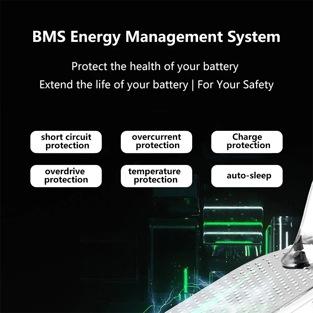 BMS 10S 36V 15A 18650 Lithium-Batterie-Schutzplatine mit getrenntem Anschluss und NTC-Temperaturregelung für Elektroroller – Detail 5