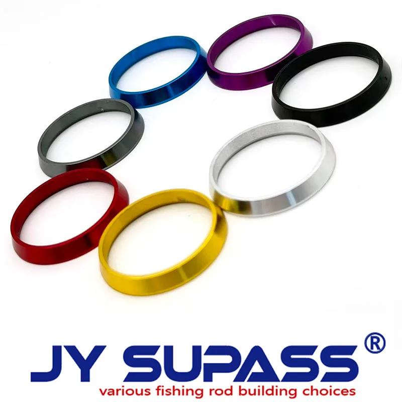 6pcs ID20.5  23 24.5 big size winding check custom fishing rod repair accessories,boat sea fishing rod trim rings