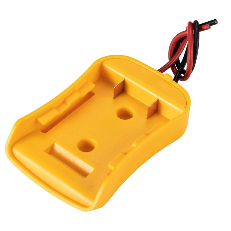 For Power Wheels Battery Adapter For Dewalt 20V Battery 18V Dock Power Connector With 12 Gauge Wire, For Robotics