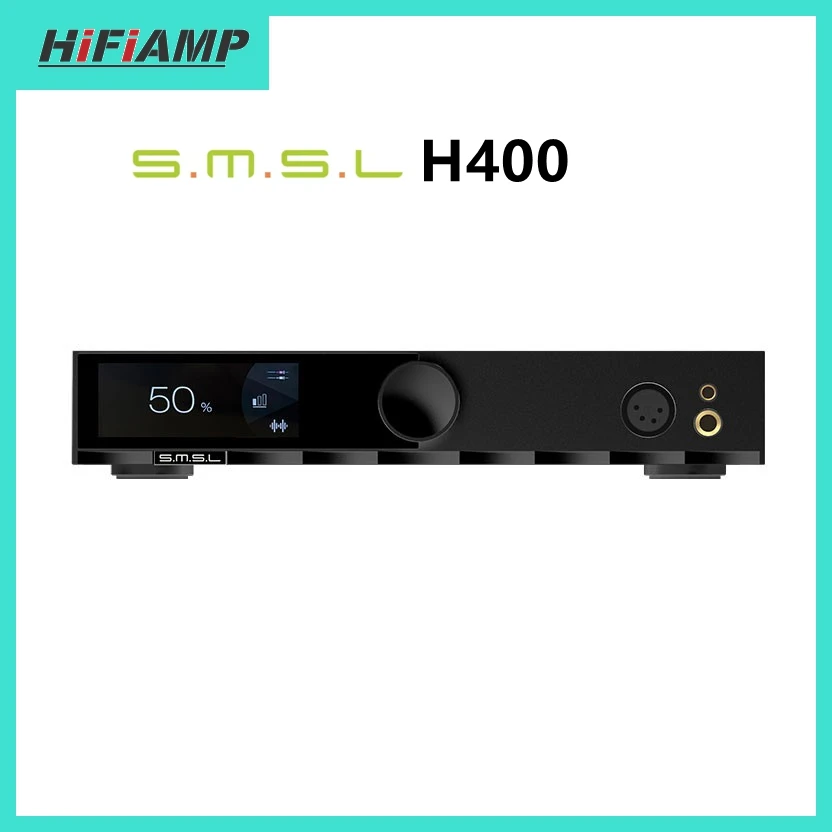 

SMSL H400 Полностью симметричный/несимметричный усилитель для наушников высокой мощности 15Втx2/16Ом, предусилитель