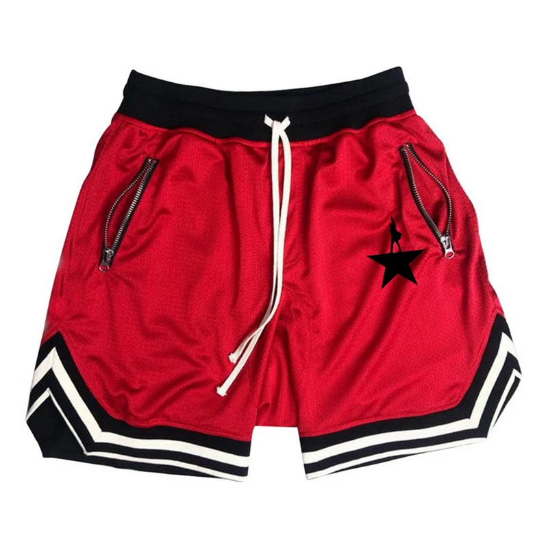 Gym Shorts Men Mesh Running Shorts Men Quick Dry Loose Sport Basketball Training Shorts Male Sportswear Summer Men Shorts