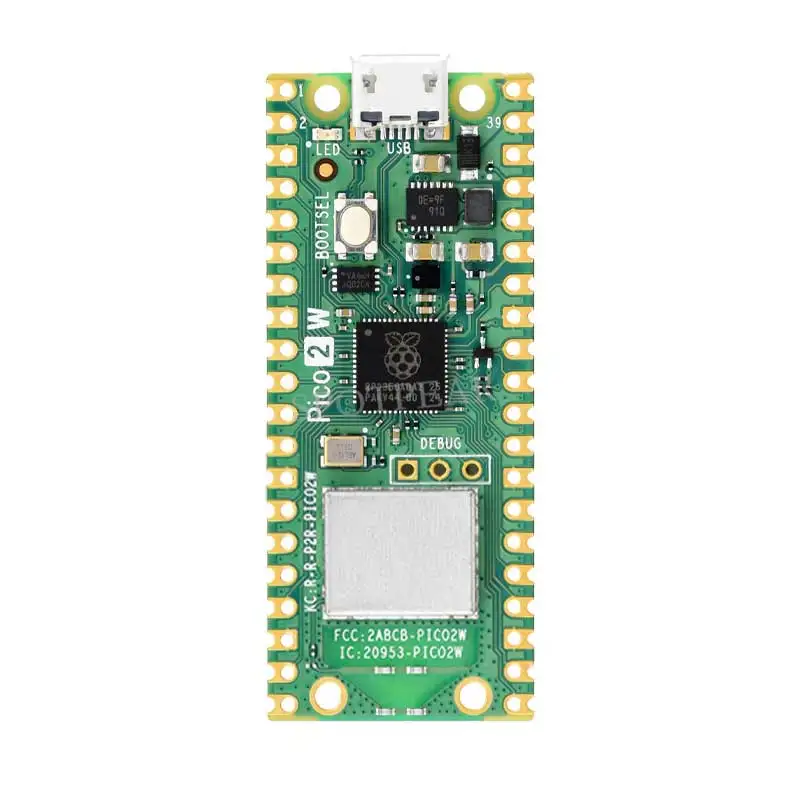 Cortex-M33 lengan memori Flash Raspberry Pi Pico 2/Pico 2 W RP2350 Chip RISC-V Hazard3 520KByte SRAM 4MByte QSPI