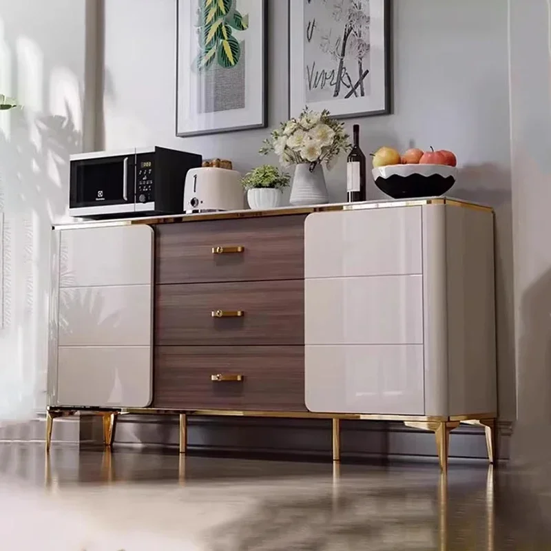 

Premium Modern Cabinet Luxury Handles Simple Living Room Cabinets Dresser Cabinet Aesthetic Dressoir Kast Living Room Furniture