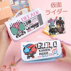 Anime Kamen Rider build Evol grease pencil case, cosplay cartoon pen bag, bolsa de lápices, suministros escolares, regalos de navidad