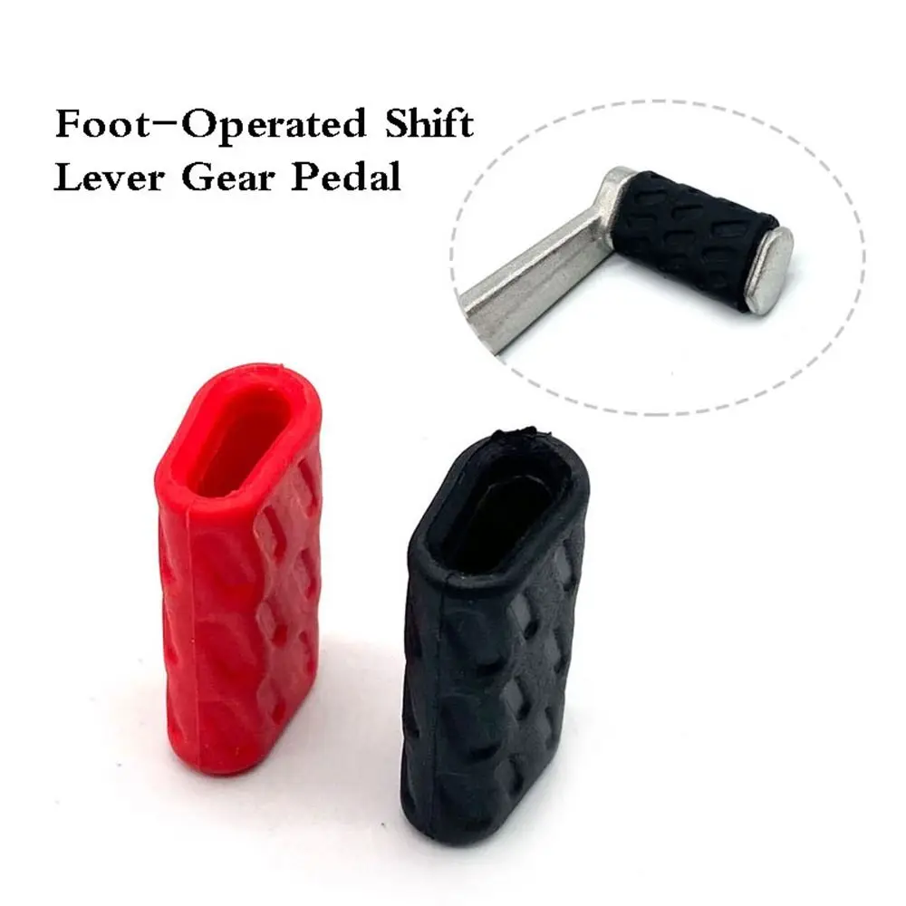 for DUCATI Black Red Shift Lever Rubber Sleeve Refitting Rubber Motorcycle Brake Lever Foot Pad Gear Pedal Gear Shifting Tube