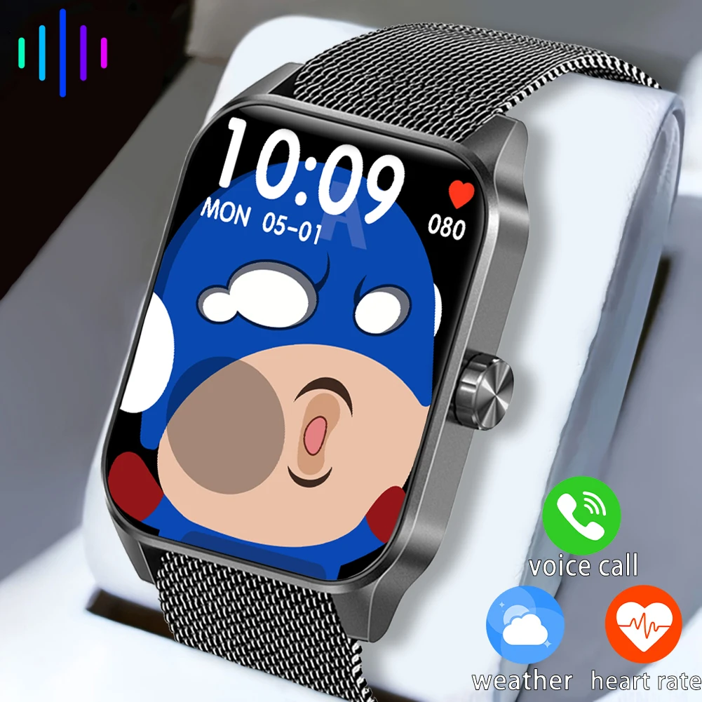 2024 New GEJIAN Smart Call Watch One Click Link Bluetooth Call IP68 Life Waterproof Multiple Health Monitoring Couple Watch