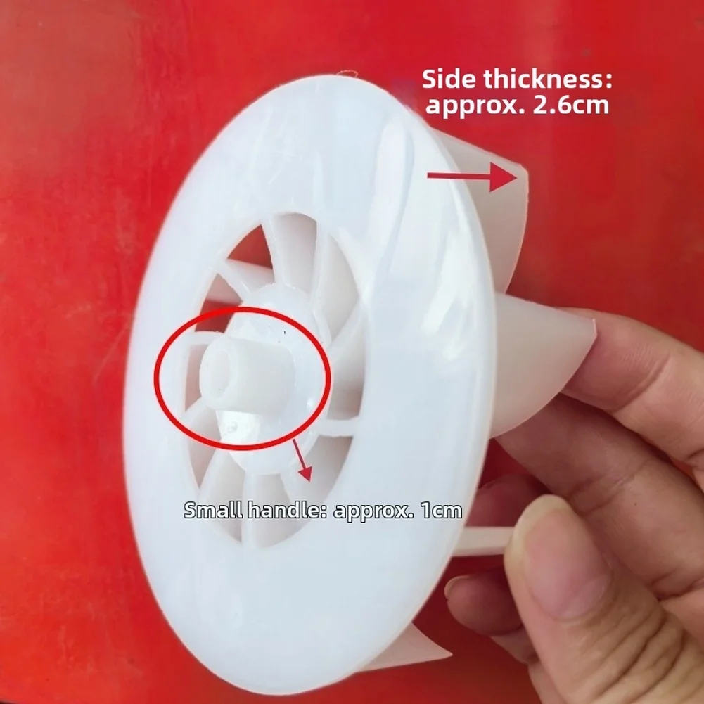 For RC 1001 Hair Dryer Replacement Fan Impeller 65cm Construction Dust Collector Blower Parts 10.5cm Diameter With 6x8mm Center