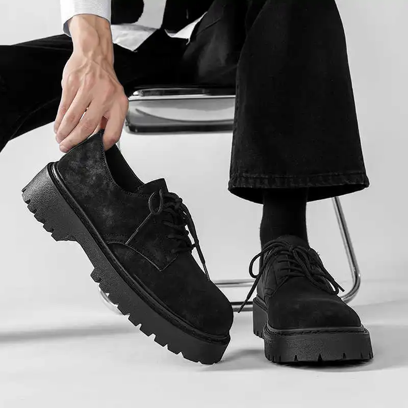 

Thick Heel Rubber Sole Walking Shoes Men Hiking Summer Hiking Shoes Luxury Man Loafers Sneakers Sport Festival Trnis Luxe