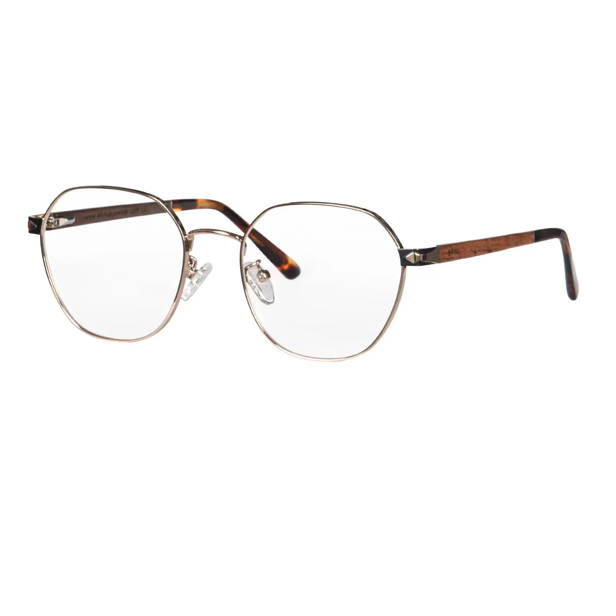 

SHINU Prescription Glasses Minus Wooden Leg Glasses Multifocal Near and Far Myopia Color Lenses Blue Light Photochromic Lens