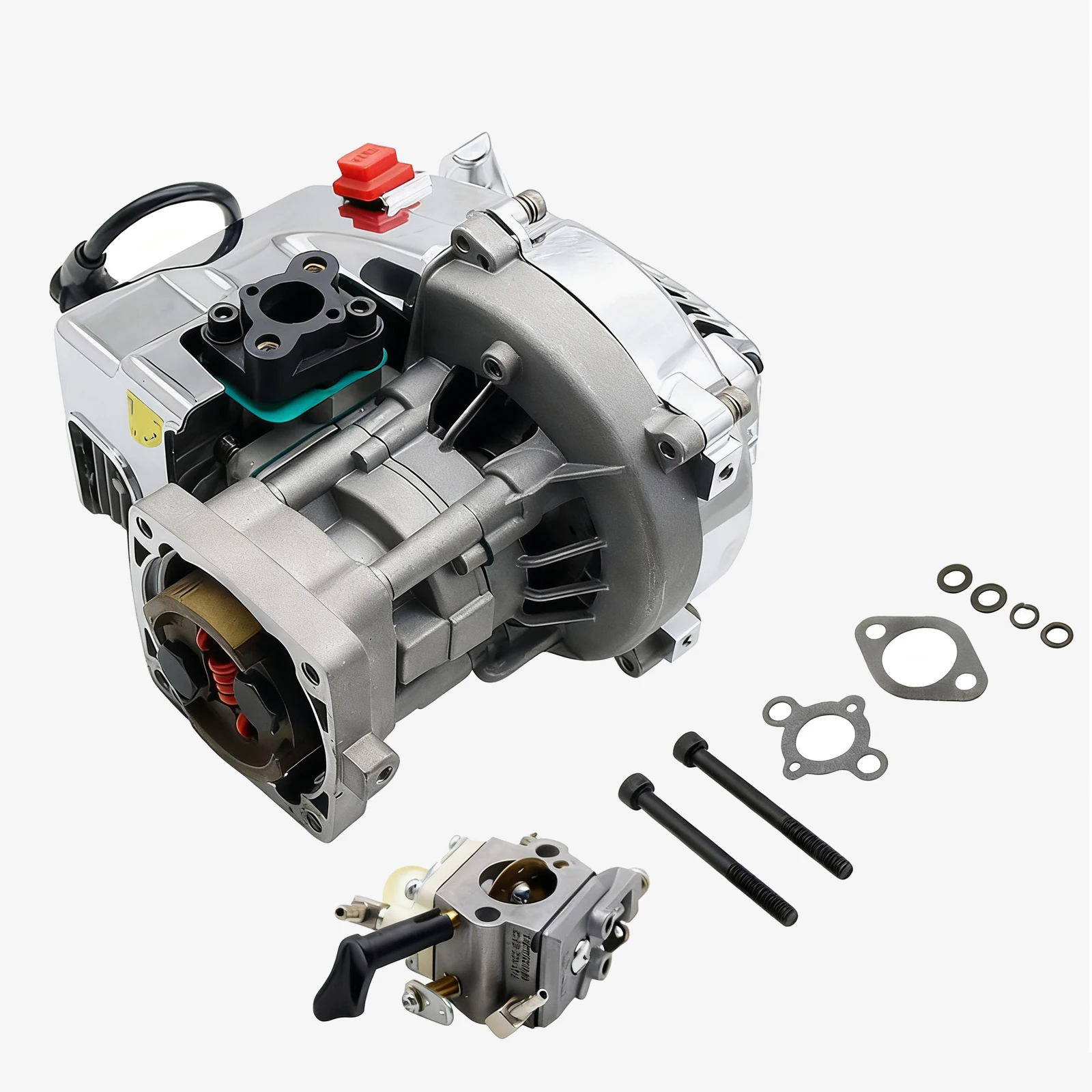 TSRW 29CC 2-stroke Gas Engine 4 Bolt Gas-powered RC Car Petrol Engine for 1/5 HPI Baja Lois 5ive-T DBXL FG GoPed Redcat