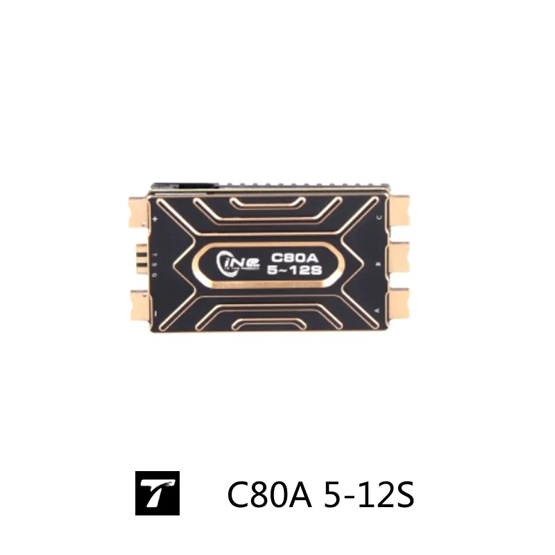 VoltSC80a 5-12s Esc T-motorhobby Support 12s Continuous 80a Load Efficient Pcb Heat Dissipation Design Reduce Wire Loss