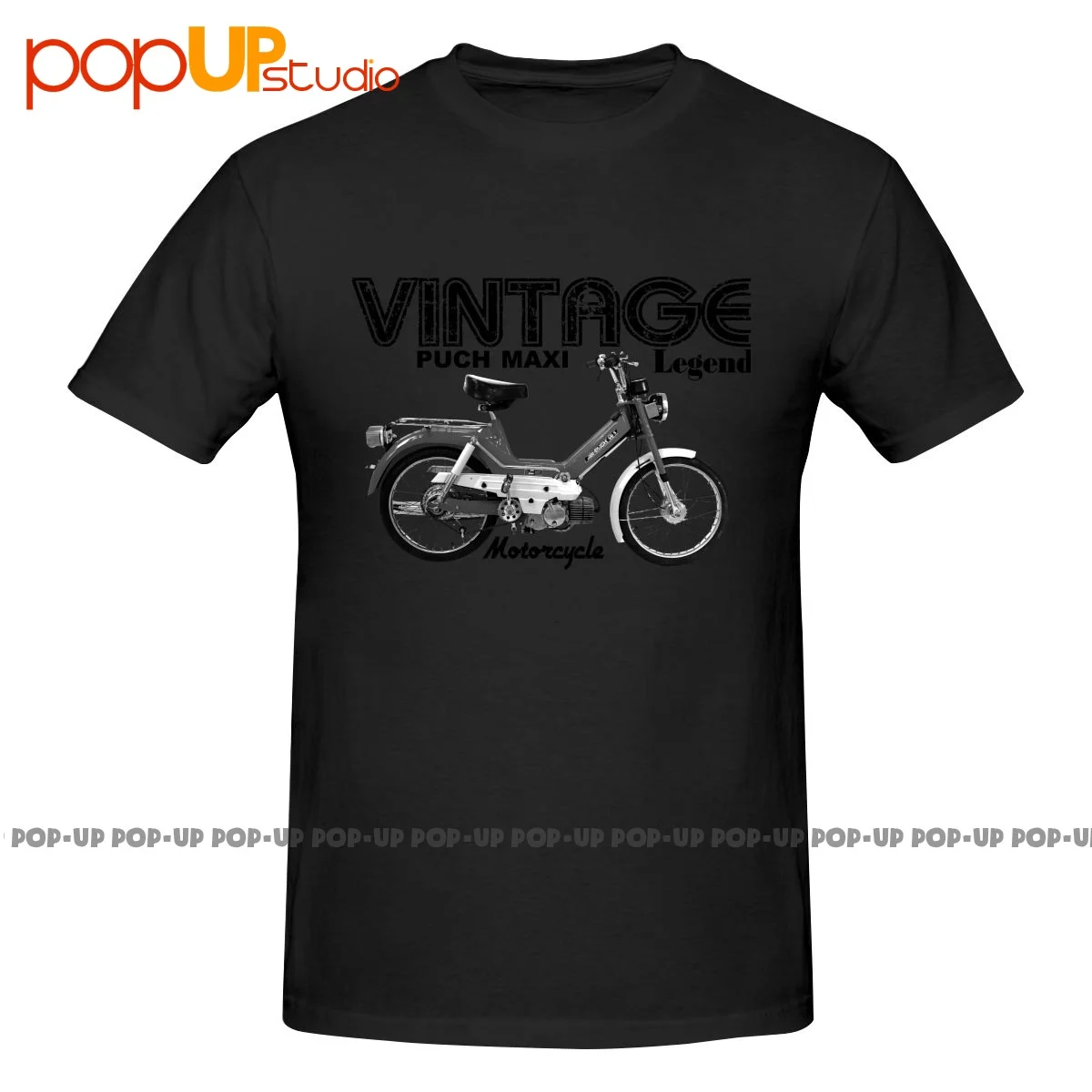 Puch Maxi Vintage Motorcycle Classic Bike Shirt T-shirt Tee Soft Design Harajuku Comfortable