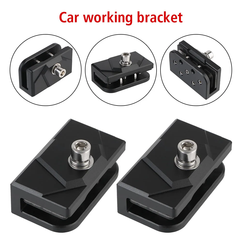 

Adjustable With Wrenches For Off Road Truck 2PCS Led Work Light Pods Mounting Bracket Ditch Light Brackets Hood Mount Universal