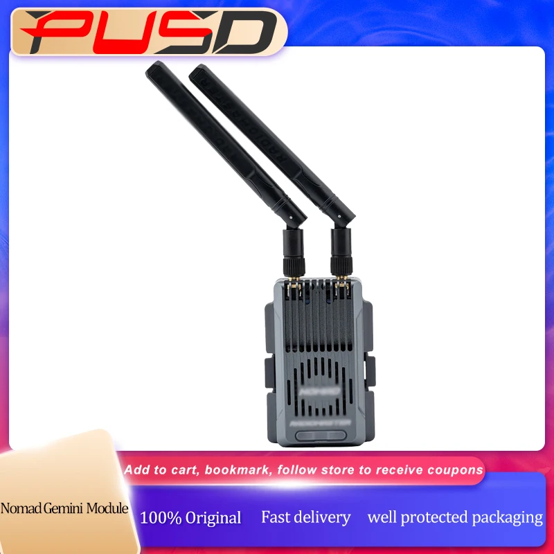 

Radiomaster Nomad Dual Band Gemini Xrossband Expresslrs Built-In RGB Light Strip With Nano/Micro Module Adapter