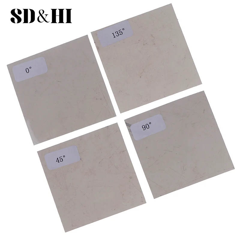 Polarizing Film0/45/90/135 Degree Angle Test Tool For LCD/LED Screen Blank Screen Screen Repair 5x5cm Screen Polarizer Replacem