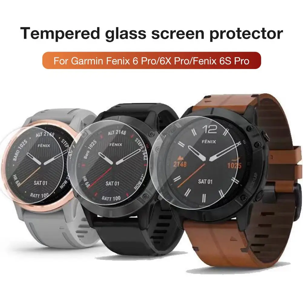 9H Premium Tempered Glass For Garmin Fenix 7 7S 7X 6 6S 6X Pro 5S 5 Plus Smart Watch Screen Protector HD Film For Fenix 7 7S 7X