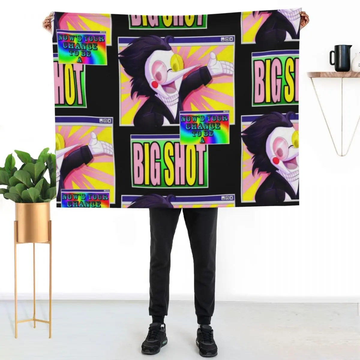To be a [[Big Shot]] Throw Blanket Comforter For Baby Bed linens Decorative Throw cosplay anime for sofa Blankets