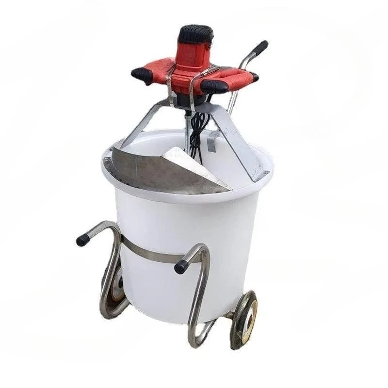 Self-Leveling Cement Mixing Bucket, Automatic Mixing Container, Concrete & Mortar Stirring Tool for Construction