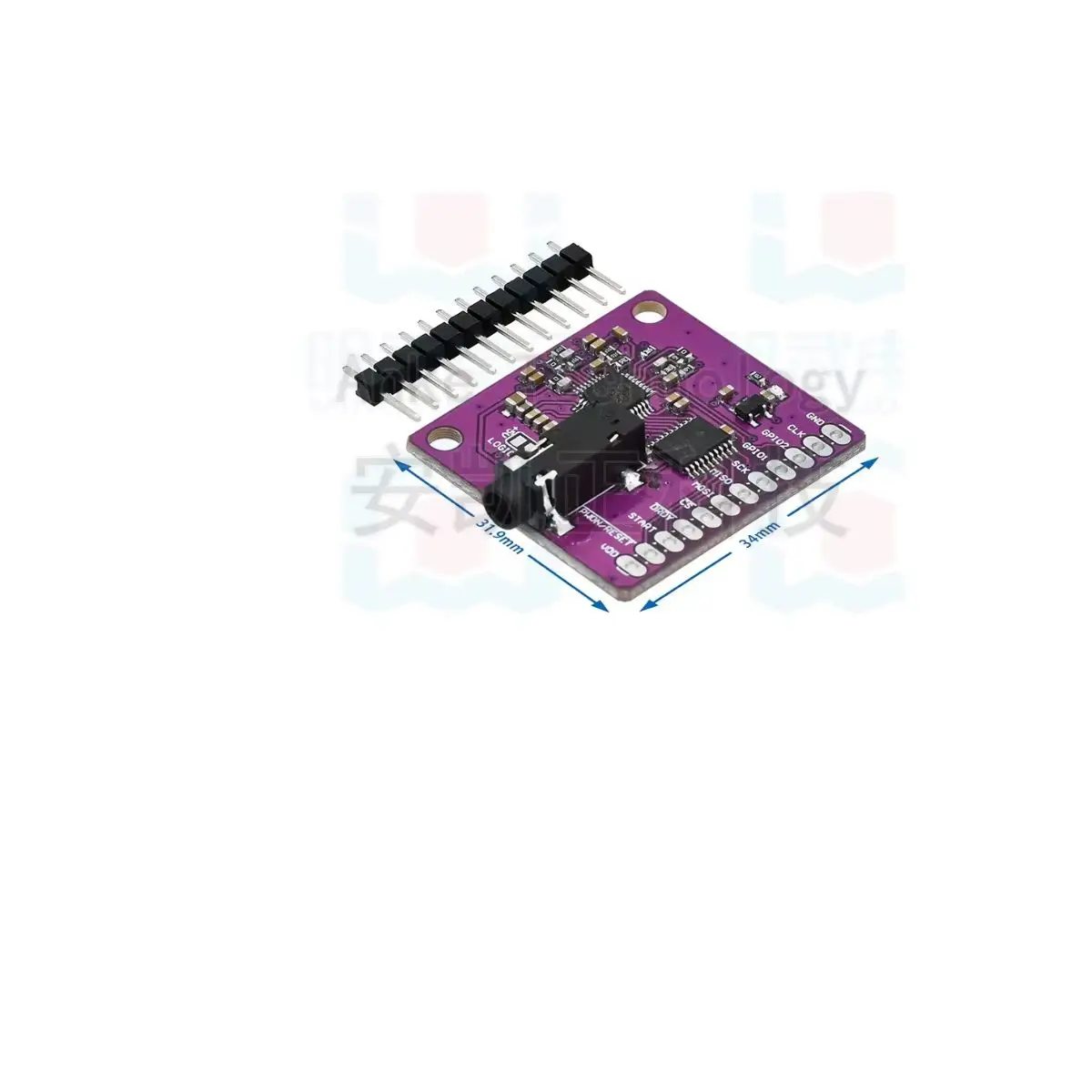 1292 ADS1292R Electrocardiogram, Respiratory Impedance, ECG 2-channel, 24-bit Analog-to-Digital Converter