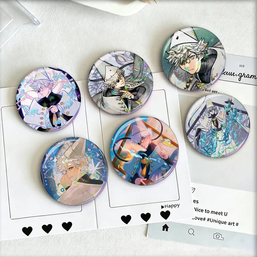 

Tongari Boushi Atelier Qifrey Badge 25 32 44 58 75 mm Round Fans Collect Friends Gifts Brooch Souvenir