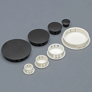 Enchufe de plástico para enchufe de plástico para el perfil del cable de la pared de la pared cubierta del orificio del tornillo de muebles de muebles de la tapa del escritorio del alambre de acero de alambre de grómet 10 Mejor cubierta de orificio de la mesa de ventas 70 mm - №7