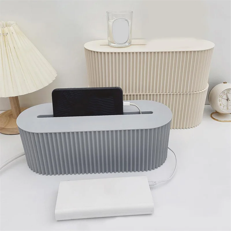 Nordic Plug Board Storage Box Cable Wire Organizer Case Socket Wireless WiFi Router Bracelet Desktop Data Line Plug Holder Shelf