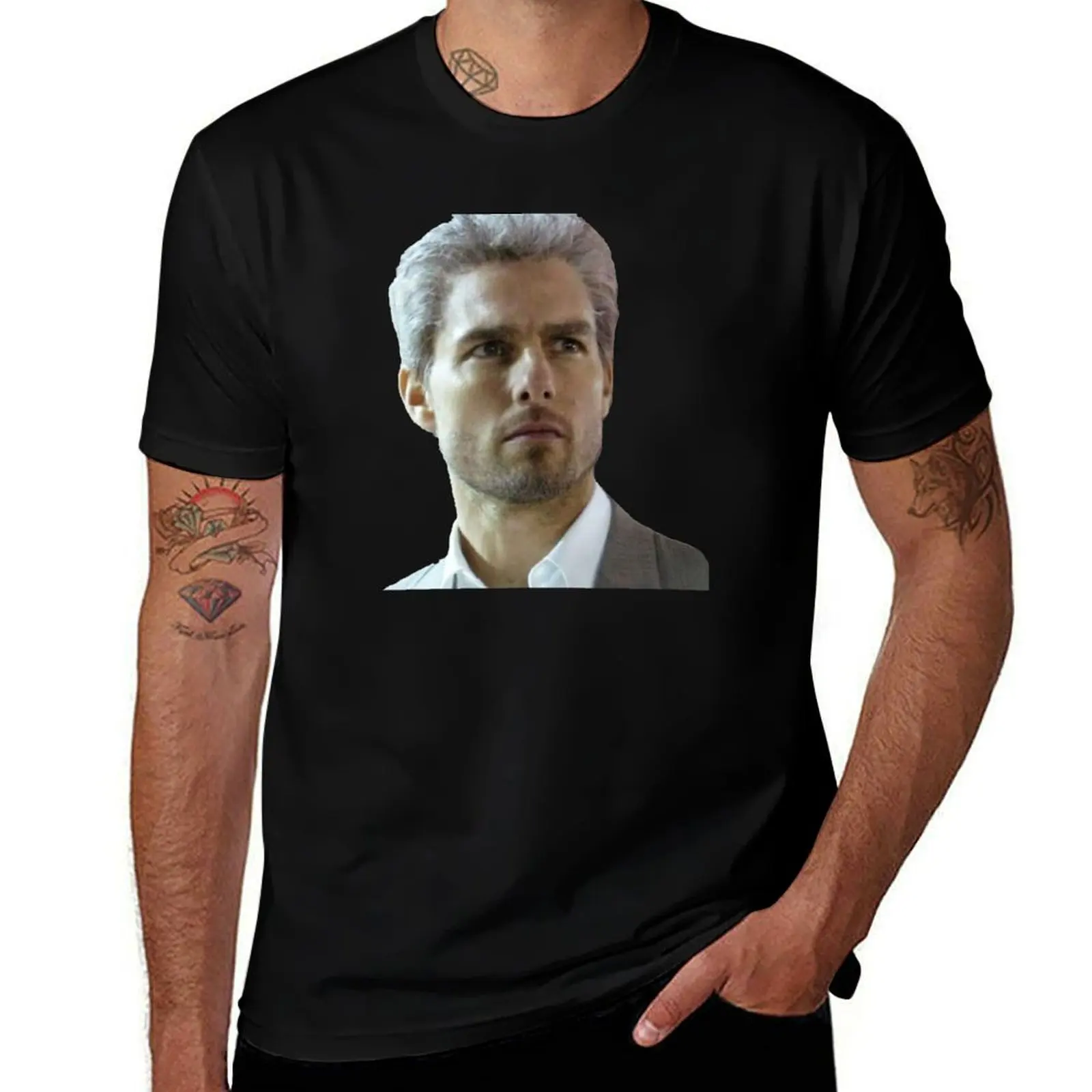 Tom Cruise T-Shirt Novelty Print Casual Tee Shirt T-Shirt
