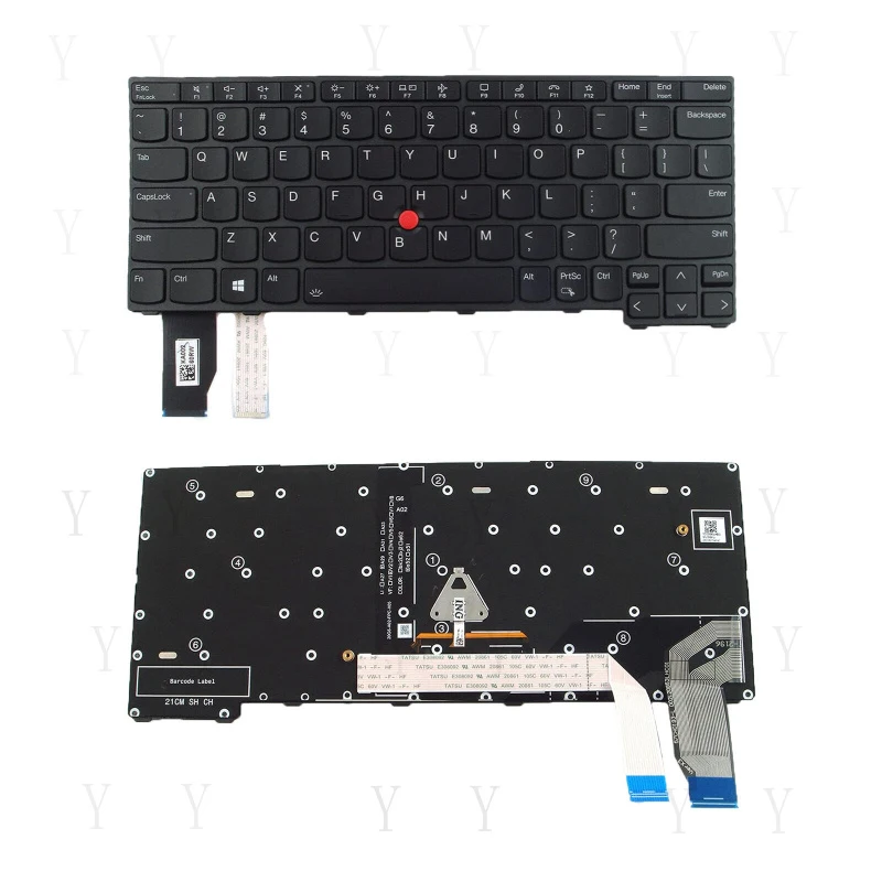 

Y+ Keyboard Backlit for Lenovo ThinkPad X13 Gen 2 5N21A21734 5N21A21808 5N21A21882