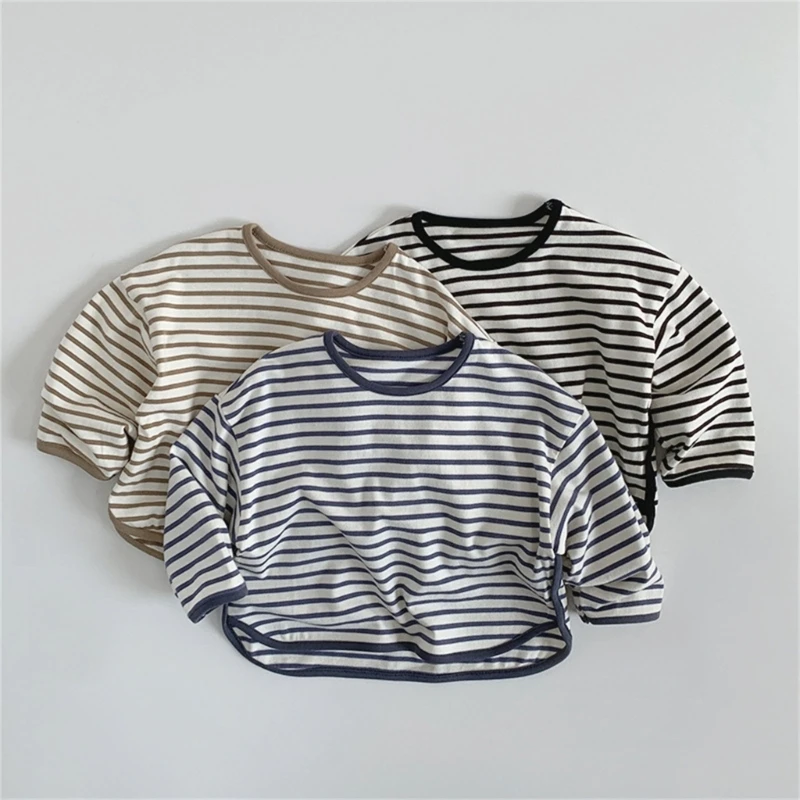 Upgrades Boys Girls Casual line Top Comfortable Loose Cotton Shirt Unisex Lined Shirt for Daily Play & Outdoor Fun 15UB