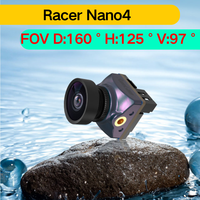 RunCam Racer Nano 4 1200TVL Super WDR CMOS Sensor Waterproof LED Lighting Track Mode FPV Camera NTSC/PAL for RC Racing Drone