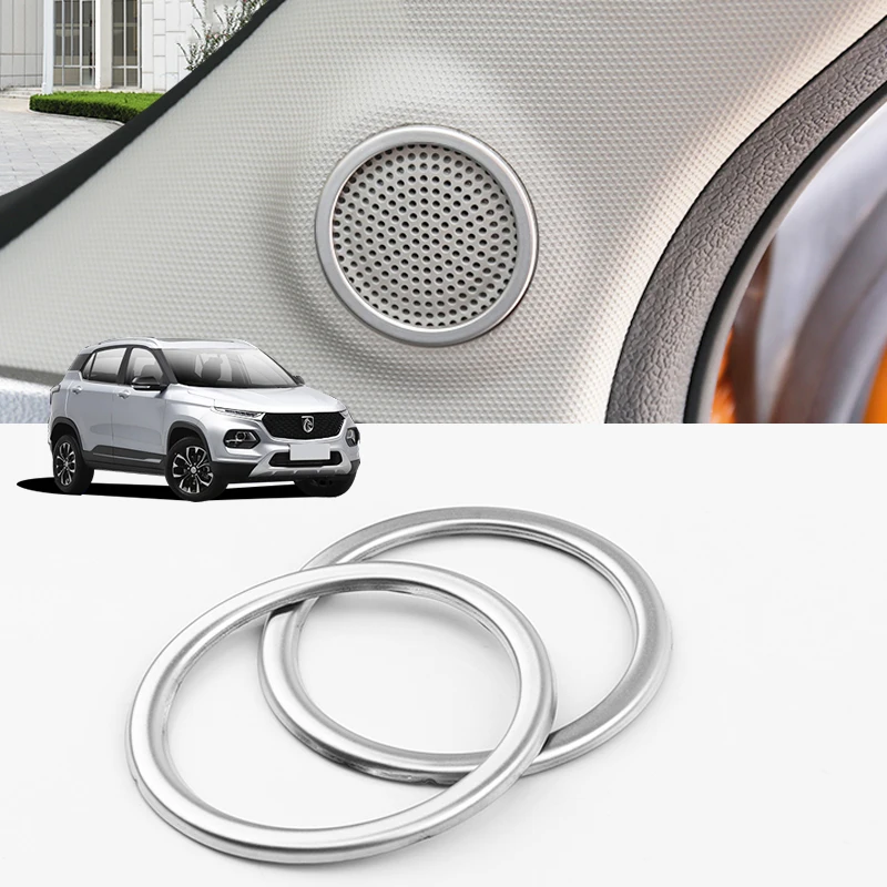 car front pillar audio sound speaker ring trims for chevrolet groove CN180S 2017 2018 2019 2020 2021 2022 2023 baojun 510 kit