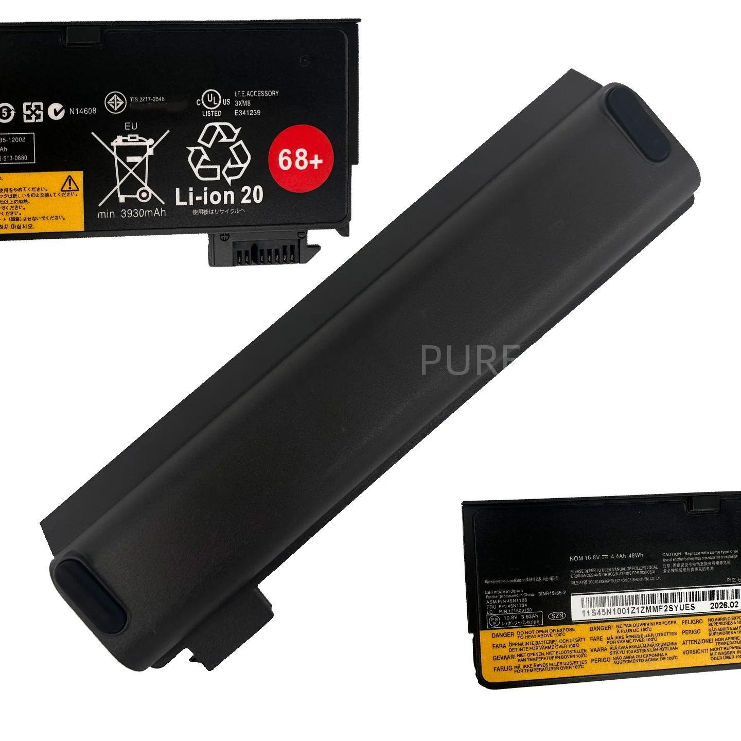 New Laptop Battery 45N1128 45N1734 10.8V 48WH 3930mAh 4.4Ah High Quality For Lenovo ThinkPad T440S T450S L460 T460P T470P W550S