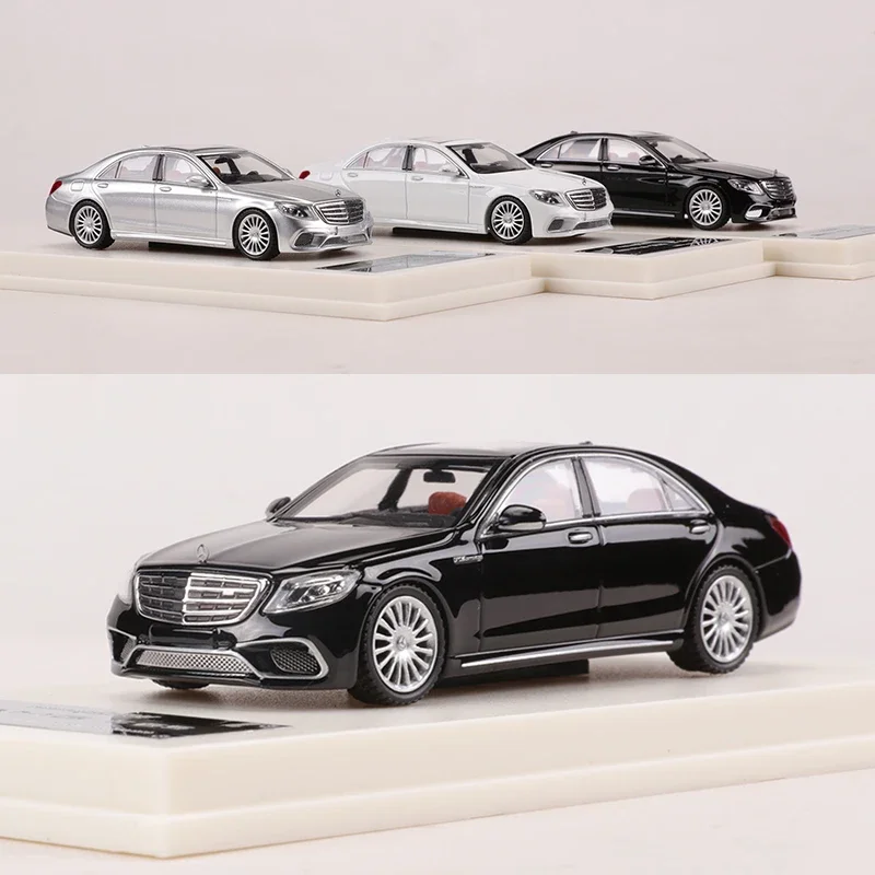 

Модель Mercedes-Benz S65 AMG W222 из сплава 1/64, детская коллекция декоративных игрушек, праздничный подарок для детей.