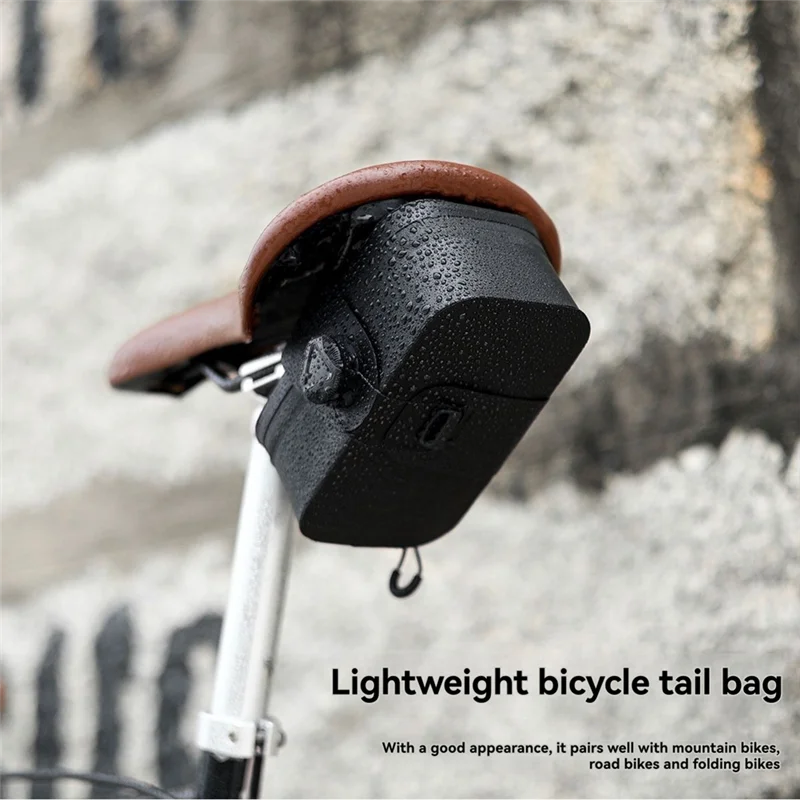 A06F-Tail Bag 0.5L مقاوم للماء للدراجة تحت المقعد حزمة سرج الدراجة حقيبة الطريق ملحقات الدراجة