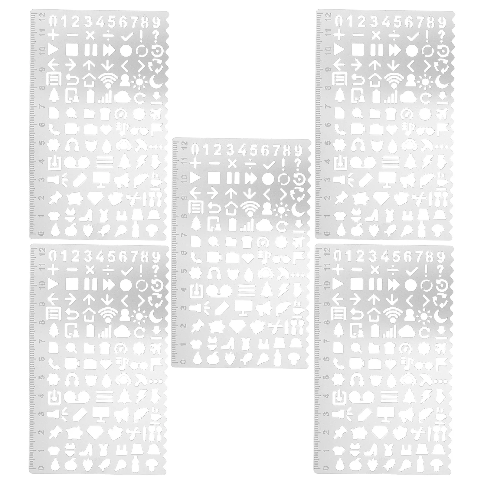 مسطرة قالب رسم 30 سم أداة هندسية شفافة من البلاستيك لتصميم الصياغة الهندسية للطلاب الفنيين