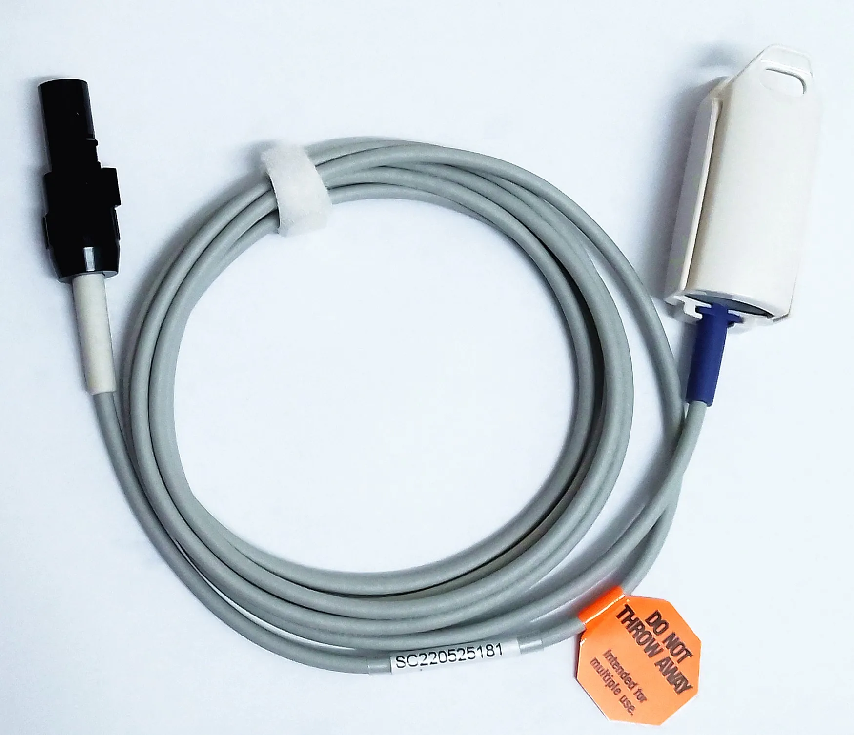 

Compatible for Datex-Ohmeda:3740, 3710, 4700 OxiCap, 5250RGM, Biox OXY-F4-H OXY-W4-H Direct Connect Reusable SpO2 Sensor 2.5M