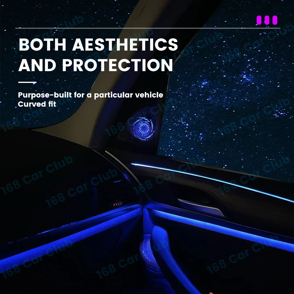 11 Colour Ambient Lights For BMW New X3 IX3 X4 G01 G02 Car LED Speaker Cover Midrange Tweeter HiFi Music Stereo Horn Decorate