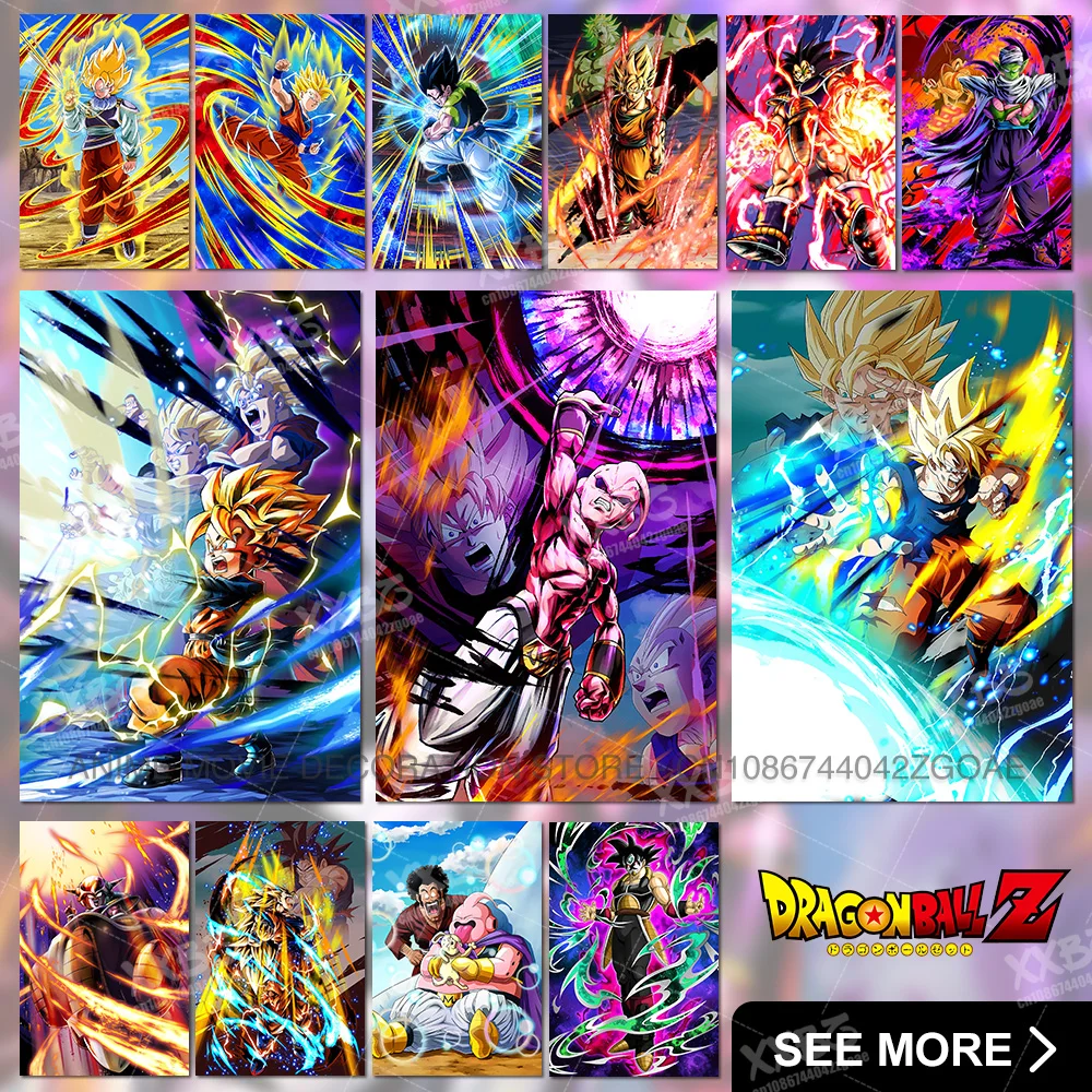 

Dragon Ball Home Decoration Son Gohan Canvas Painting Piccolo Daimao Wall Art Slide Buu Pictures Japanese Anime Poster No Framed