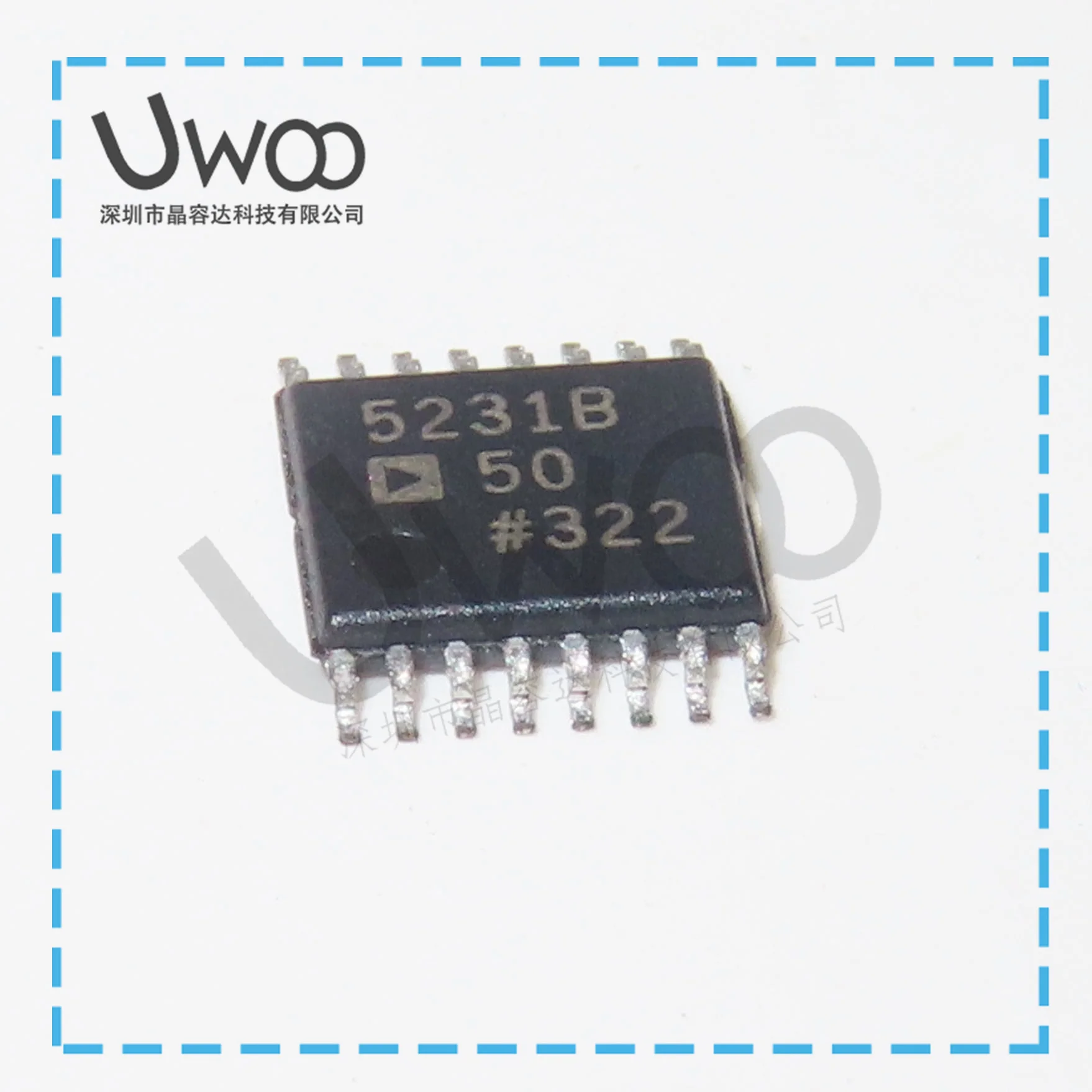 100%Original New  AD5231BRUZ10 AD5231  5231B10 TSSOP-16   AD5231BRUZ50 5231B IC TSSOP-16