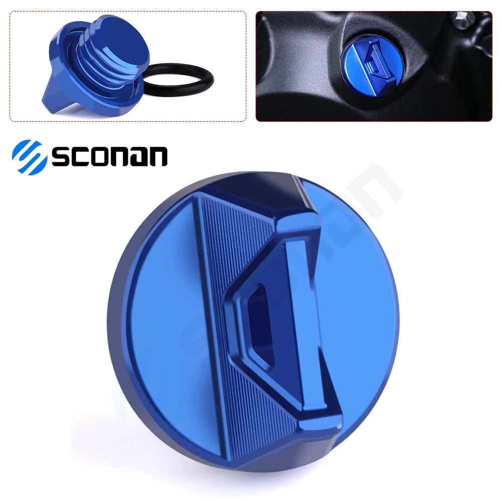 

For YAMAHA MT-09 MT09 SP MT 09 Sport Tracker M20*2.5 Oil Filter Cup Engine Plug Cover Motorcycle Accessories