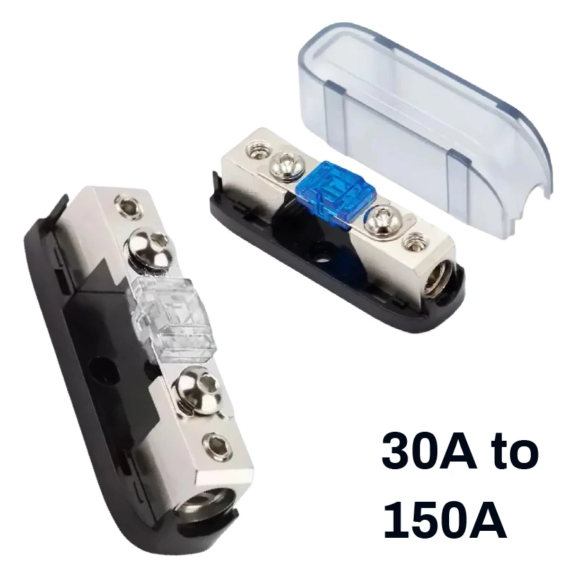 Power Fuse Holder Stereo Single Way AGU Car Audio Fuse 30-150A