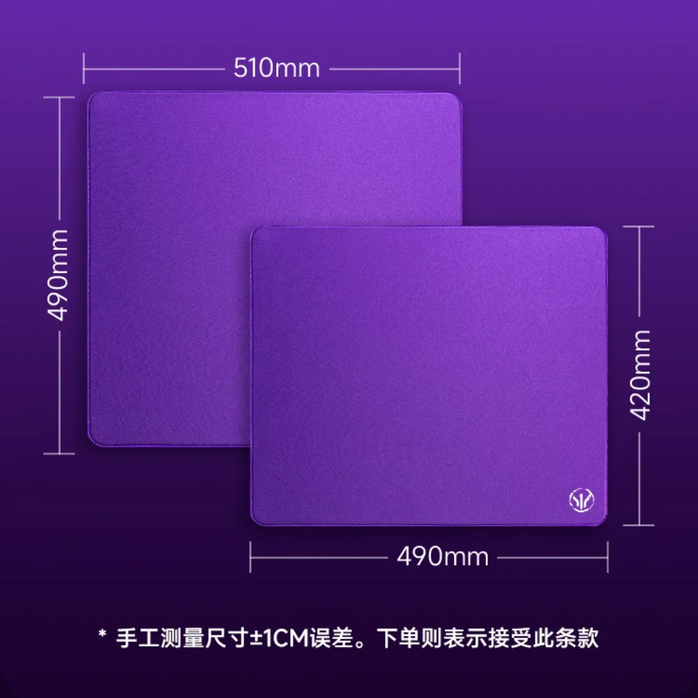 Wl mouse pad de alta densidade superfície lisa controle neutro xsoft base gel gaming engrenagem espessura 4mm teclado periférico 490x420x4