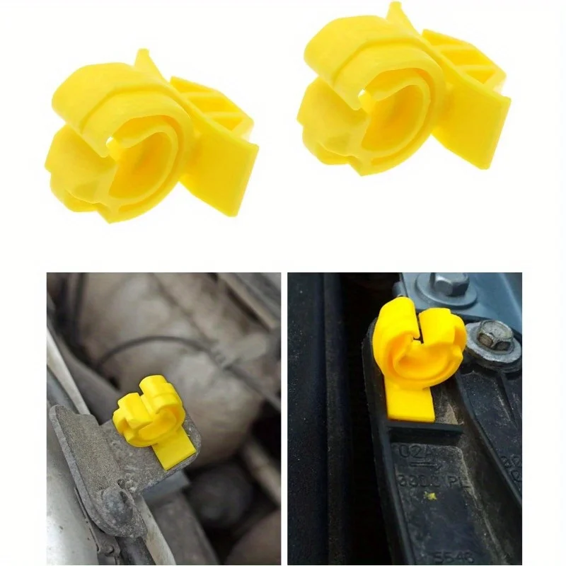 13249044 1180938 4pcs Bonnet Cable Lock Stay Clips For Astra K Mk7 Corsa D Corsa E Vectra Fixing Holder Stopper Rivet Fastener